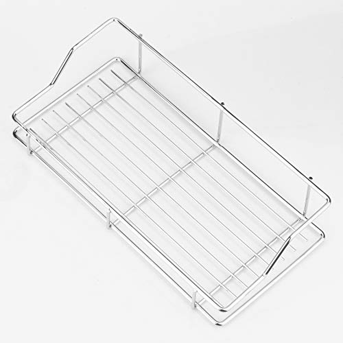 2-Pack 9" Rustproof Stainless Steel Shower Caddy, Adhesive Bathroom Wall Mounted Storage Accessories Shower Shelf Organizer, Chrome #TOP4