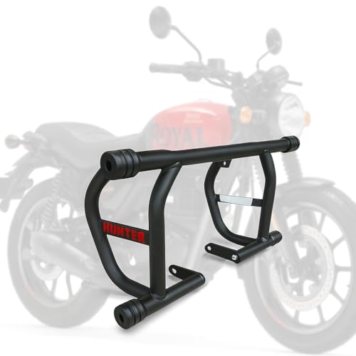 Image of MOXZILLA SteelHunter Crash Guard for Hunter 350 Bike with 4 Slider