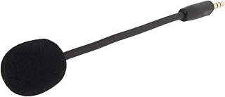 3.5mm Microphone Replacement for Kingston Hyper X Cloud Orbit S, Detachable Microphone Boom, Adjustable Gaming Mic, Noise Cancellation, 360 Degrees Rotatable