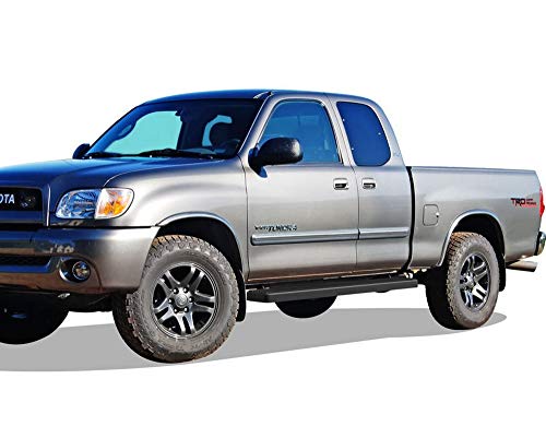 Estribos de acero inoxidable negro 6in para Toyota Tundra 00-06 miniatura 6