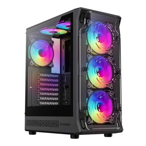 GAMEMAX Starlight 2 Mid-Tower PC Case ATX, pannello laterale in