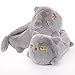 Smoko Grumpy Cat Heated Slippers | Wireless Warm Oliver Foot Warmers | Plush and Fluffy