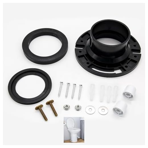 Homehelar RV Toilet Seal and 3-Inch Floor Flange Kit for Thetfords Aqua Magic Style Plus, Style Lite, Style II & Residence RV Toilets, 34120 Ball Seal Repair and 385345892 Flange