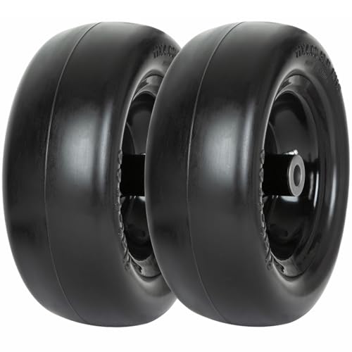 2 Pack 11x4.00-5 Flat Free Tires