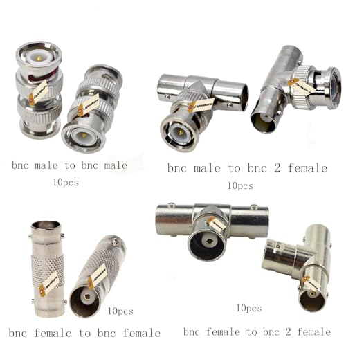 Conectores BNC pack 40 piezas para CCTV y video vigilancia miniatura 2
