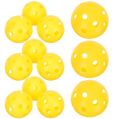 ledmomo ポータブル孔洞洞球 軽量耐摩耗プラスチック製 室内外練習用トイボール 向け屋内スポーツ適応