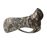 Dog Jacket Vest Coat, Windproof Dog Apparel for Cold Weather Outdoor Walking Hiking Traveling Camo M