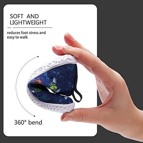 Image of FEETCITY Baby Boys Girls Water Sport Shoes Barefoot Kids Aqua Socks Quick-Dry Beach Swim Pool Shoes