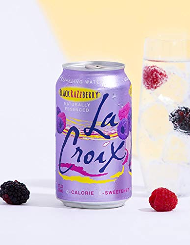 La Croix Beach Plum, Guava Sao Paulo, Black Razzberry Sparkling Water Variety Pack, 12oz (Pack of 10, Total of 120oz)