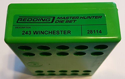 Redding Reloading 28114 Master Hunter (MH-C) Die Set (MH-C) 243 Win (Carbide)
