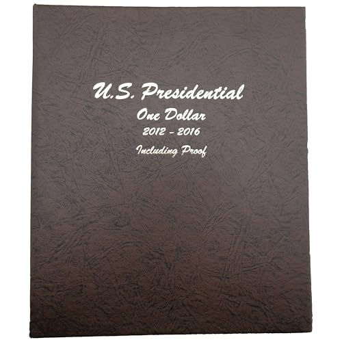 Dansco US Presidential Dollar with Proof Coin Album 2012 - 2016 #8185