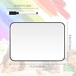 Small Whiteboard Tableau Blanc Effacable Dry Erase Board White Board Markers Dry Erase White-Board for Wall Whiteboard for Wall Small Magnet Back to School Gifts BoardWhite Bulletin