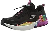 Skechers Skech-Air Stratus, Zapatillas Mujer, Negro (Black/Multi BKMT), 38 EU