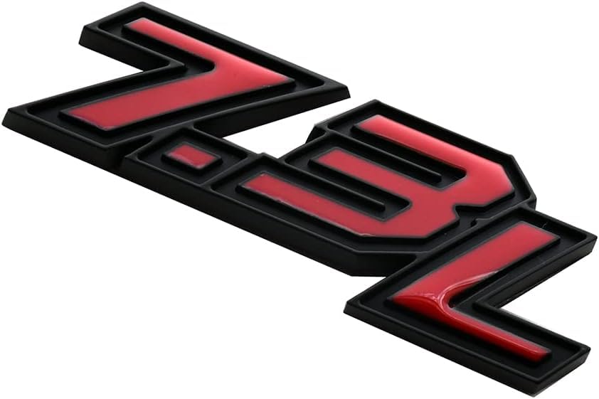 Image of 2pcs New 7.3L Emblems 3D Turbo Diesel Side Badge Nameplate Logo (Red)