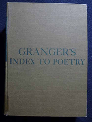 Smith: Grangers Index to Poetry 7ed (Cloth)