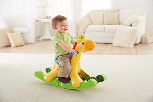 Mattel BBW07 - Fisher-Price, Schaukel-Giraffe, mit Licht und Soundfunktionen – Bild 4