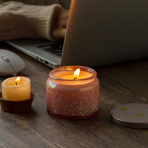 Art Secret SMS-4 12-Pack 4Oz Embossed Glass Candle Jars thumb #5