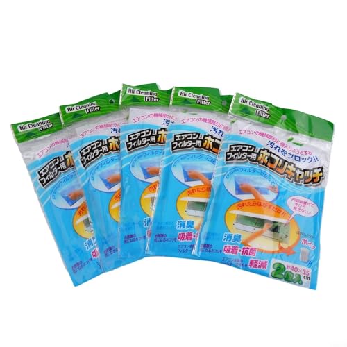 Luftfilter für Klimaanlage, Vlies-Staubschutz, waschbar, Netz, Netz, für Innenluftqualität, 40 x 35 cm