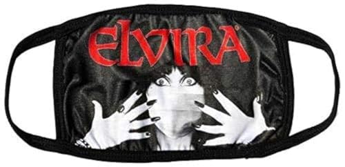kreepsville 666 Fashion Face Mask Costume Vanity Covering (Elvira Red)
