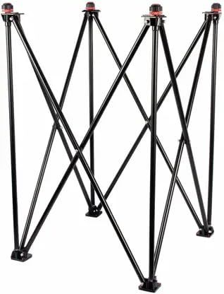 Iron Easy Foldable Height Adjustable Carrom Stand Heavy-Duty Steel Frame, Compact & Portable Black (SE-Carrom-Board-Stand-12)-picture-27
