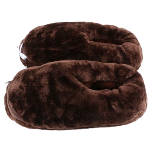 Chauffe-pieds USB en peluche TOYANDONA idéal pour le bureau et le télétravail