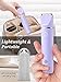 Cayzor Bikini Trimmer and Shaver Kit for Women - 2-in-1 Wet/Dry Electric Body Hair Trimmer Facial Hair Removal Cordless Waterproof Bikini Shaver Razor for Face Lip Chin Pubic Underarm Legs (Purple)