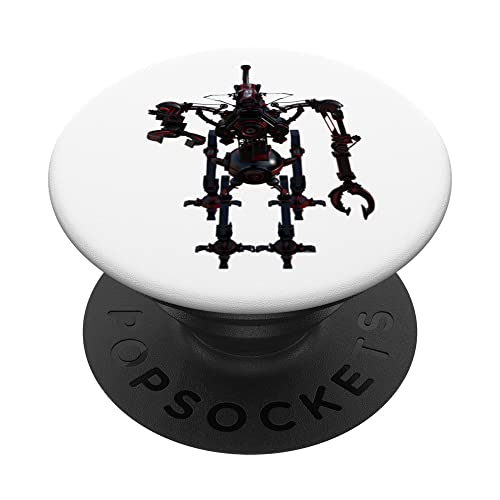 Andriod Automation Helper Cyborg Bot Robot Chatbot Tech 2 PopSockets Swappable PopGrip
