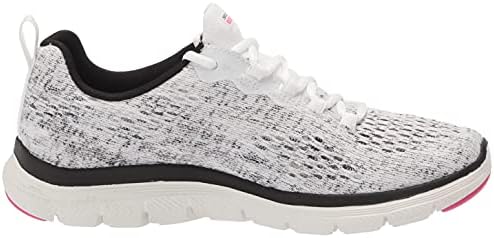 Skechers Women's 149301 Flex Appeal 4.0 Sneaker, WBK =White Black, 9.5 | Image 5