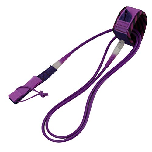 BESPORTBLE Correia de Surf para Surf de Segurança Reta para Acessórios Esportes Aquáticos 1,82 m, Ro