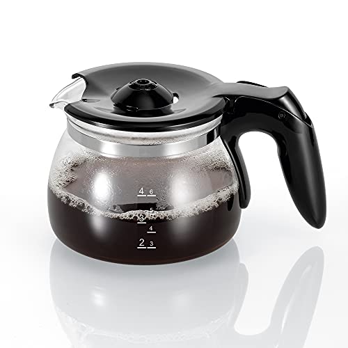 SEVERIN KA 4805 Cafetera para filtros de Café Molido, 4 tazas incluye jarra de cristal, acero inoxidable/negro - Imagen 7