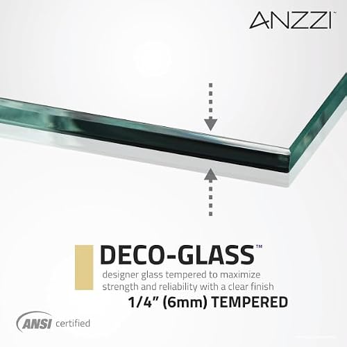 ANZZI 70-in. x 60-in. Framed Double Sliding Shower Door, Resistance Free Hinges for Smooth Opening and Closing, Clear Tempered Glass in Matte Black Finish | AMZSD1501MB