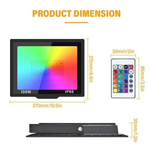RIGIDON 100W LED Flood Light Outdoor - Image 3