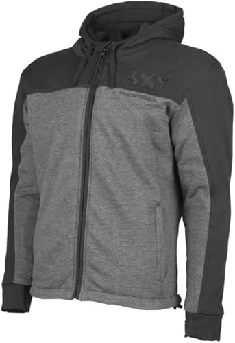 Speed and Strength Men s Hammer Down Armored Hoody, Black Grey, 2XL