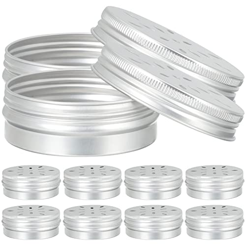 VILLCASE 10pcs Dog Scent Training Container Tins with Lids for Scent Training and Snuffle Activities Aluminum Dog Odor Tools for Improving Smell Skills and Reducing Anxiety