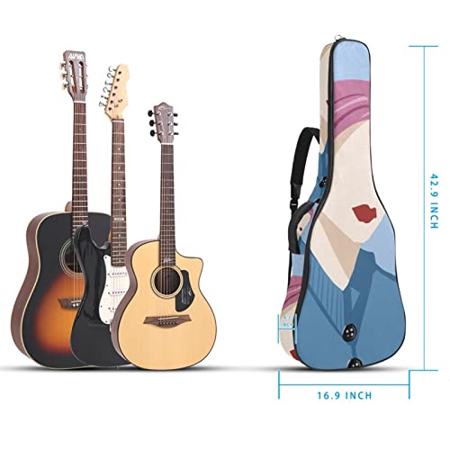 Housse de transport étanche pour guitare avec bandoulière réglable Motif fille, Multicolore 03., 42.9×16.9×4.7 in… - Les Beatles, Paul McCartney, John Lennon, RIngo Starr, George Harrison Housse de transport étanche pour guitare avec bandoulière réglable Motif fille, Multicolore 03., 42.9x16.9x4.7 in… – Image 6