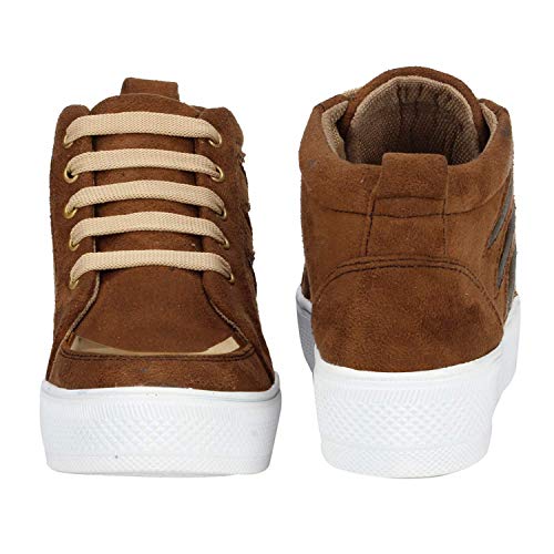 Image of Commander Women Tan Sneakers-8 UK (41 EU) (11 US) (701)