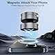 imluckies Vakuum Sauger Magnetischer Telefonhalter, 360° Drehbare & Faltbare Saugnapf Telefonhalterung, Kompatibel mit Magsafe iPhone 16 15 14 13 12 für Dusche/Bad/Spiegel/Auto/Küche,Grau