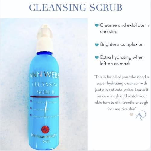 Miniatura 4 de ANN WEBB Exfoliante facial  Exfoliante facial diario suave y natural que desobstruye los poros, limpia los puntos negros y el acné  Deja la piel