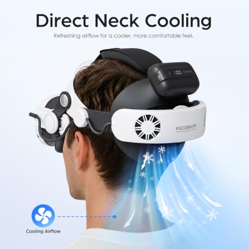 Image of KKCOBVR Q3U Battery Head Strap Compatible with Meta Quest 3 /Quest 3S