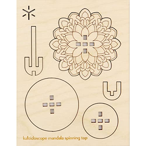 Kaleidoscope Mandala Large Spinning Top Kit