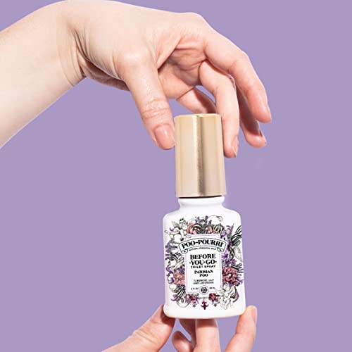 Poo Pourri Before-You Go Toilet Spray, Parisian Poo, 2 Fl Oz - Tuberose, Lily and Lavender