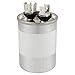 NTE Electronics MRRC440V55 Series Mrrc Round Motor Run AC Electrolytic Capacitor, Round Aluminum Case, 55 ?f Capacitance, 5% Tolerance, 440V