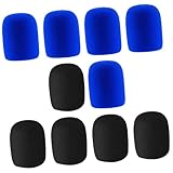 EPIGEIST 10個 マイクスポンジカバー 防風ウィンドスクリーン ハンドヘルドマイク対応 防塵抗菌設計 カラオケ 会議用