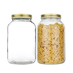 mason jar with gold lid