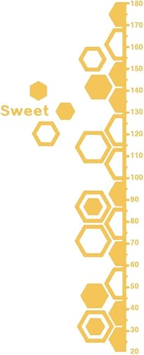 Miniatura 3 de Adhesivo de espejo de pared para niños, medición de altura, calcomanías de espejo de vidrio, autoadhesivas, regla de crecimiento, calcomanía de