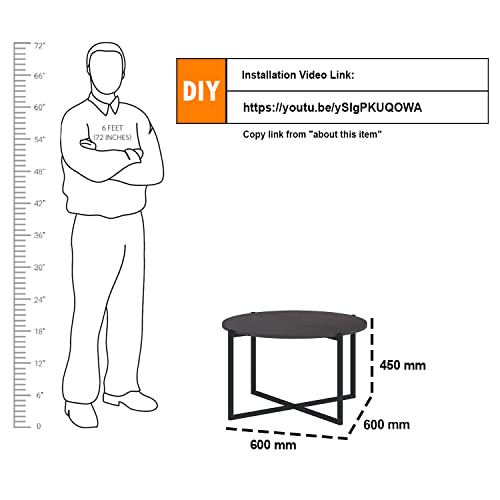 Image of Klaxon Ava Coffee Table for Living Room /Tea Table-Teapoy Table /Center Table for Office /Hall