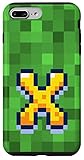 Pixel Video Game Letter X Name Initial Monogram