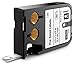 DYMO LABEL POLYESTER PERMANENT 185P 19MM X 25MM BLACK, 1868667 (19MM X 25MM BLACK)