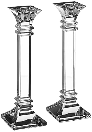 Marquis by Waterford Treviso Collection Candle Sticks, 10', Clear