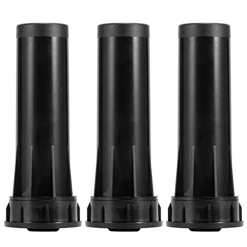 Cloimei 3 boquillas telescópicas G1/2 ajustables para rociadores de agua, sistema de riego de plástico resistente para césped, jardín, patio, paisaje